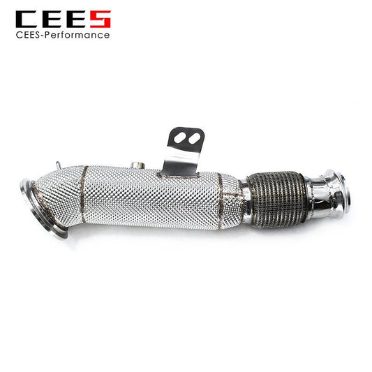 CEES Exhaust Downpipe for BMW X5/X6 B58 3.0T G05 2019-2022 Racing Car Exhaust Pipe Stainless Steel Catless Performance Downpipe