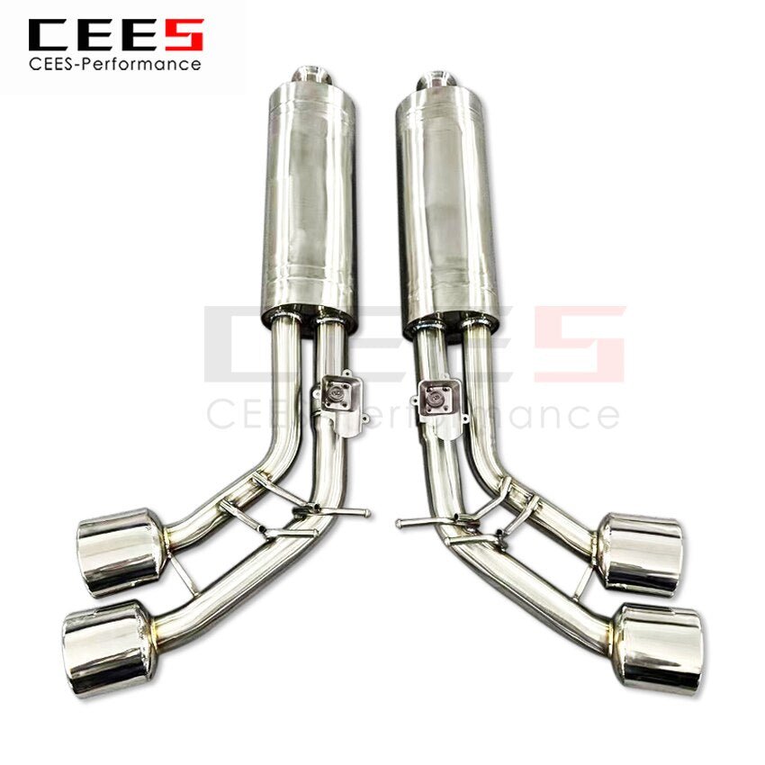 CEES Exhaust System For Mercedes-Benz G500 G63 W464 4.0T Stainless Steel Valve Muffler Catback Escape Tubo Escape Coche Car Part