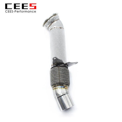 CEES Exhaust Downpipe For BMW 535i N55 3.0T 2010-2017 Stainless Steel Catless downpipe without catalyst Car Exhaust System