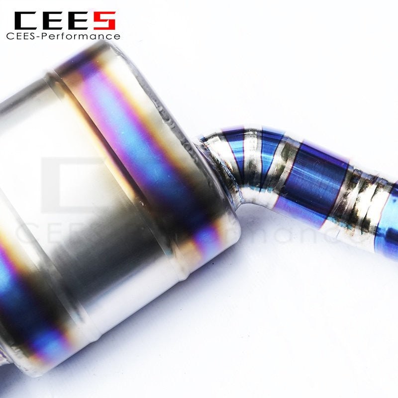 CEES Catback Exhaust for Mercedes-Benz E63 AMG S W213 4.0TT 2016-2020 Performance Titanium Alloy Exhaust Pipe Car Exhaust System