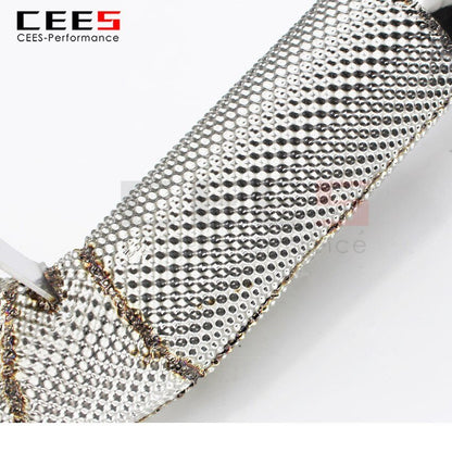 CEES Exhaust System For BMW M5 M6 F06 F10 F18  Header With Catalyst Test Pipe Converter High Flow Catted Exhaust Downpipe