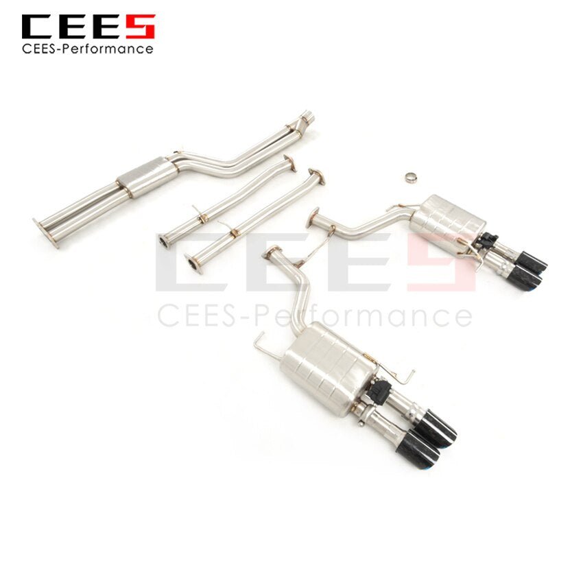 CEES Exhaust System For BMW 535 F10F18 Stainless Steel Valve Muffler Catback Escape Tubo Escape Coche Terminale Scarico Auto