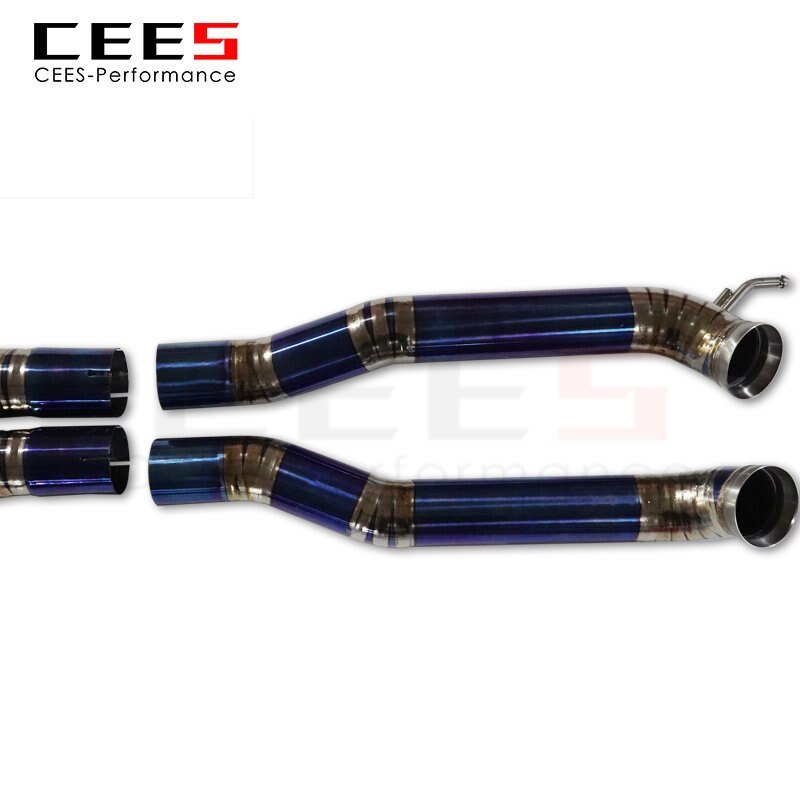 CEES Catback Exhaust for Porsche Panamera 970/971 2009-2022 Tuning Performance Titanium Exhaust Pipe Muffler Car Exhaust System