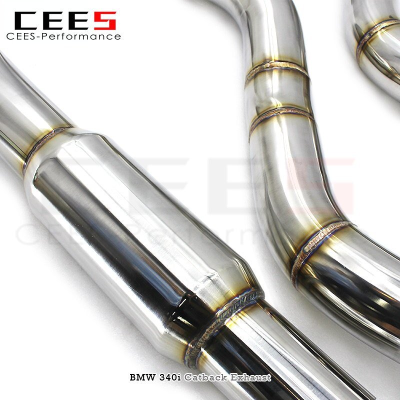 CEES Catback Exhaust for BMW 340/340i 2.0T 2016-2023 Stainless Steel Exhaust Valve Tuning Performance Control Exhaust System