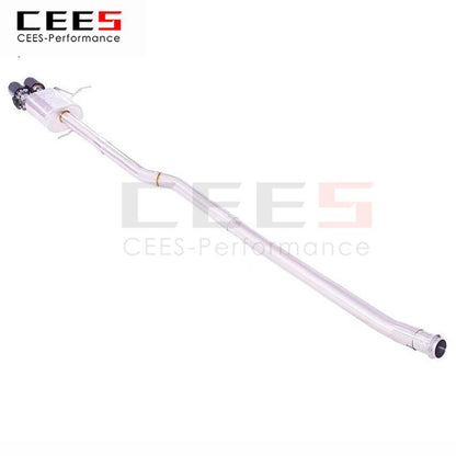 CEES Exhaust System For MINI F55 F56 F57 JCW Stainless Steel Valve Muffler Catback Escape Tubo Escape Coche Car Accessories