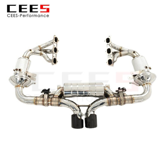 CEES Exhaust Manifold for Porsche 911 992 GT3 4.0 2015-2022 Performance Exhaust System Stainless Steel Muffler Car Exhaust Pipe