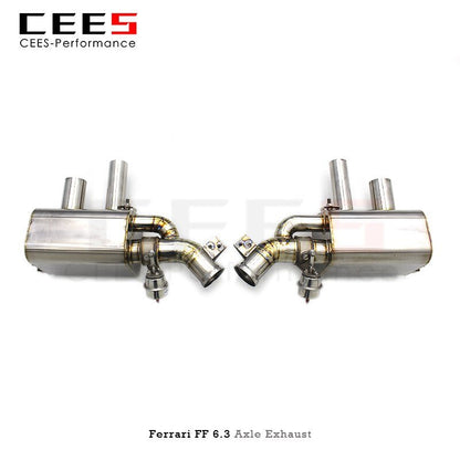 CEES Exhaust for Ferrari FF 6.3 2011- 2016 Tuning Performance Titanium Catback Exhaust Pipe Exhaust System Echappement Voiture