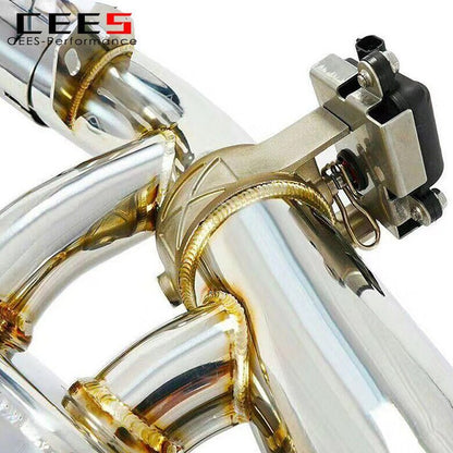 CEES Catback Exhaust for Mclaren MP4-12C 3.8T 2012-2014 Stainless Steel Exhaust Pipe Performance Valve Muffler Exhaust System