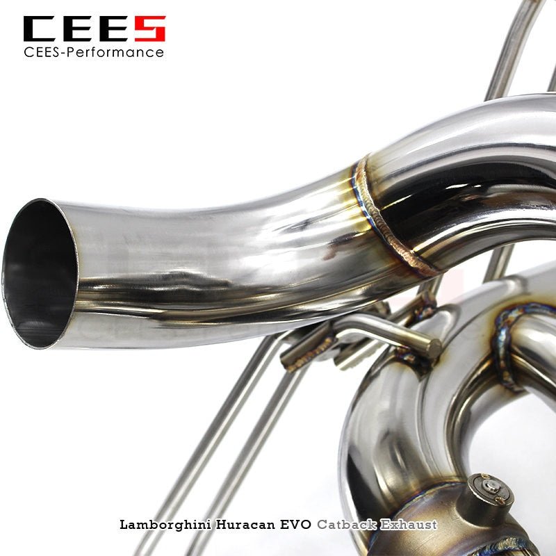 CEES Exhaust System For Lamborghini Huracan EVO Spyder 5.2 LP610 LP640 2019-2020 Stainless Steel Pipe Exhaust Downpipe Catback