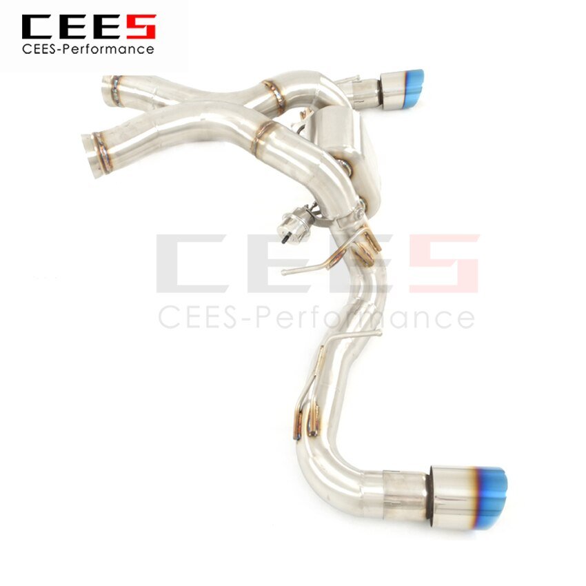 CEES Exhaust System For Mclaren 570S Stainless Steel Catback Valve Muffler Auto Modification Terminale Scarico Auto