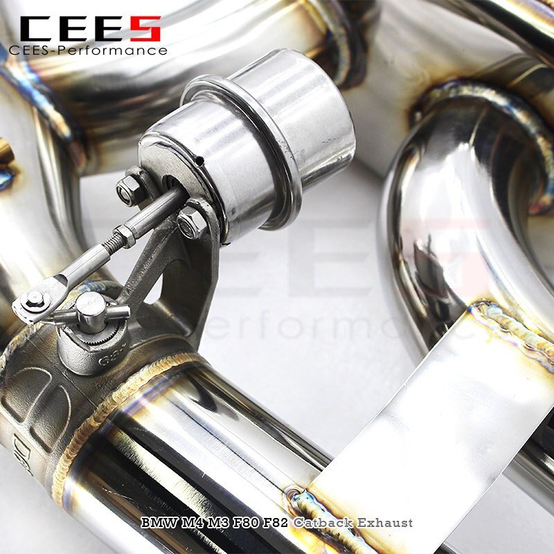 CEES Catback Exhaust for BMW M4/M3 F80/F82 3.0T 2014-2019 Performance Stainless Steel Escape Exhaust Pipe Muffler Exhaust System