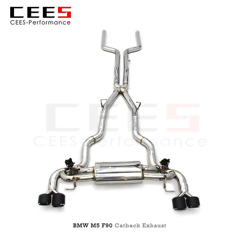 CEES Exhaust System for BMW M5 F90 4.4T 2018-2023 Escape Stainless Steel Exhaust Pipe Muffler Tuning Performance Catback Exhaust