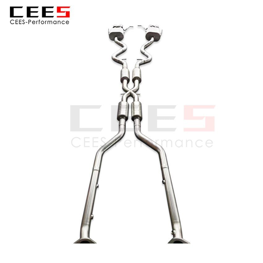 CEES Exhaust System For BMW M3 E92 Stainless Steel Valve Muffler Catback Escape Tubo Escape Coche Terminale Scarico Auto