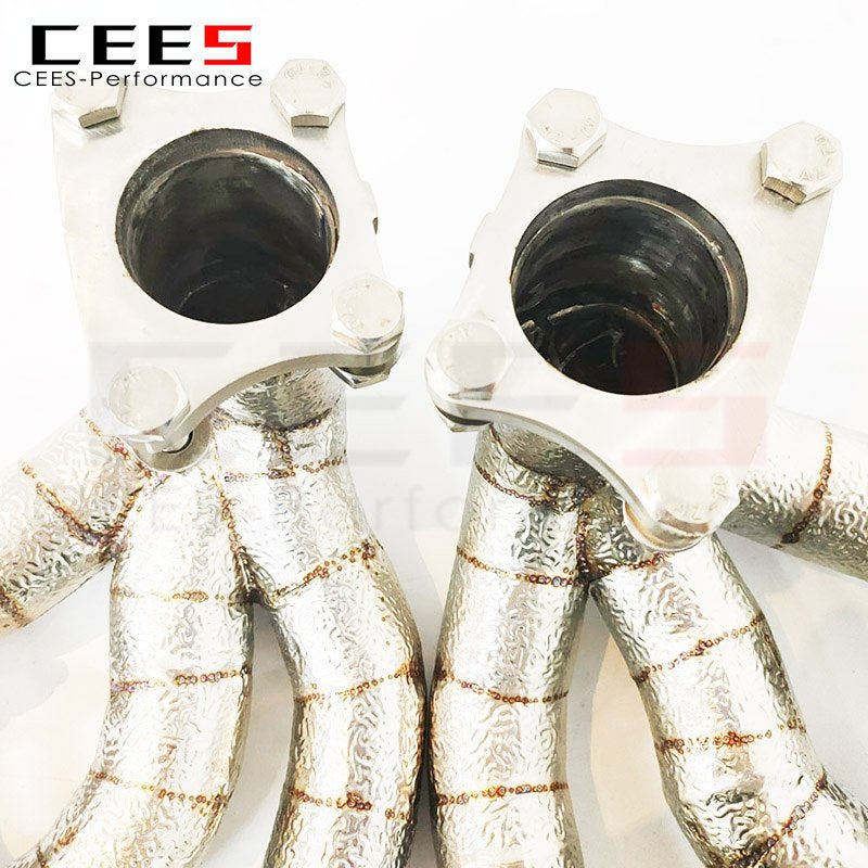 CEES Exhaust Manifold for Porsche 911 (992) 3.0T 2020-2023 Tuning Performance Racing Car Exhaust Pipe Stainless Steel Downpipe