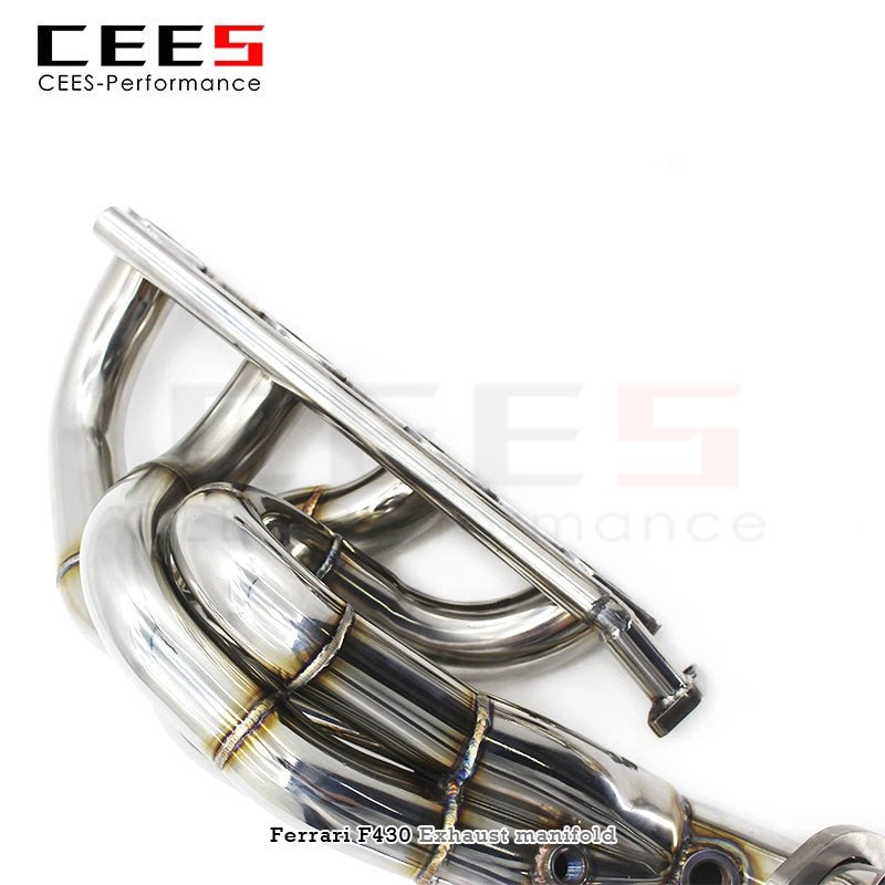 CEES Exhaust Manifolds For Ferrari F430/F430 Spider 4.3L 2005-2011 Stainless Steel Headers Exhaust System Assembly Parts