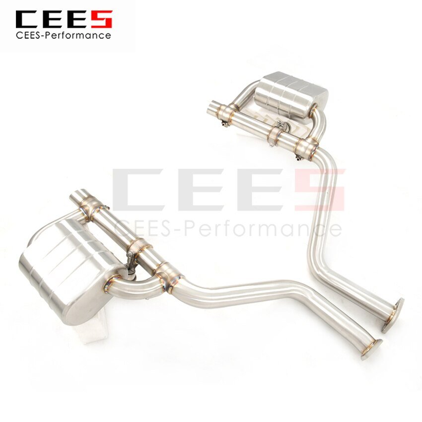 CEES Exhaust System For Dodge Challenger 3.6 Stainless Steel Performance Valve Muffler Catback Escape Tubo Escape Coche Car Part