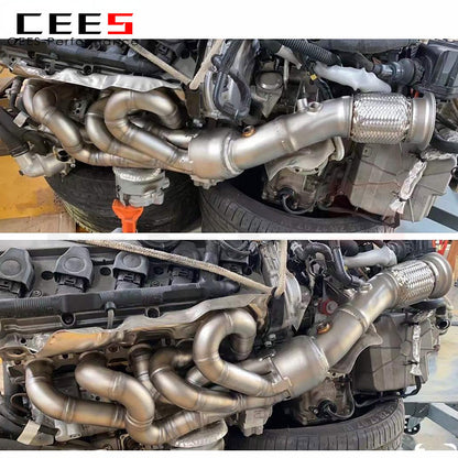 Exhaust Manifold for AUDI R8 5.2L V10 2010-2015 Tuning Performance Headers Exhaust System Super Car Parts Without Catalyst