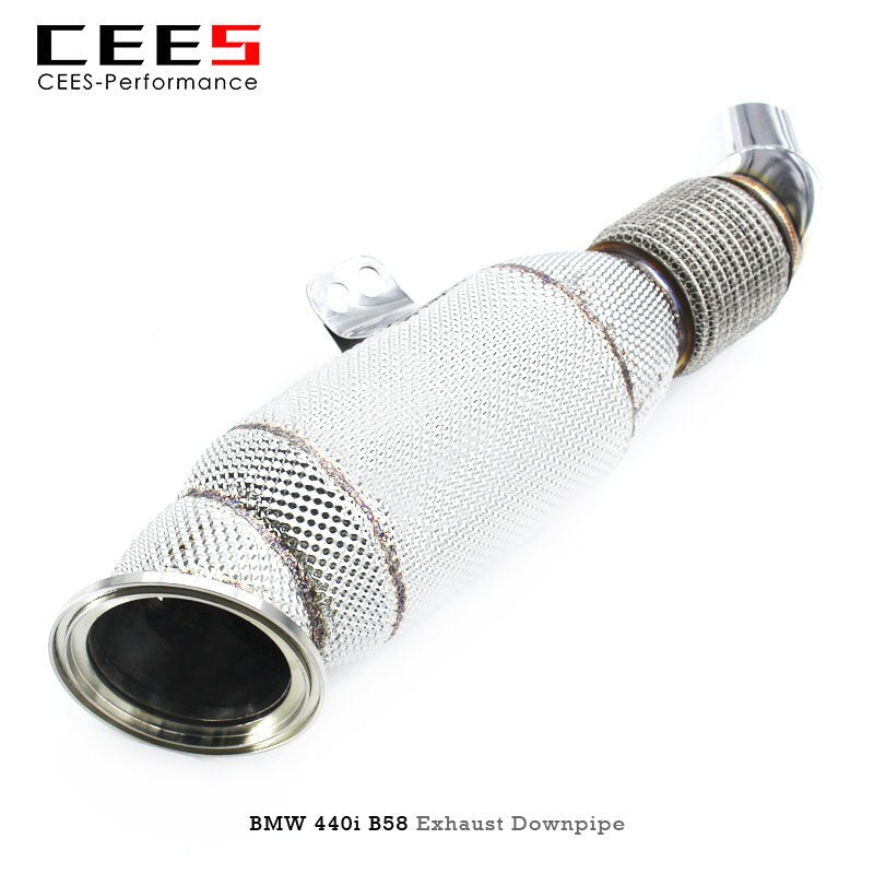 Downpipe For BMW TH4 435/440 B58 3.0T 2014-2022 Catless downpipe without catalyst 304 Stainless Steel Automobile Exhaust System