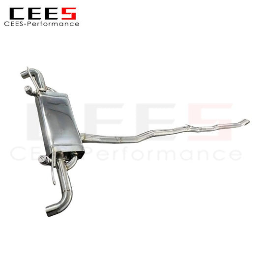 CEES for Mercedes Benz W177 A45 AMG A45S SS304 High Flow Performance Valved Mufflers Catback Exhaust System Assembly Car Tuning