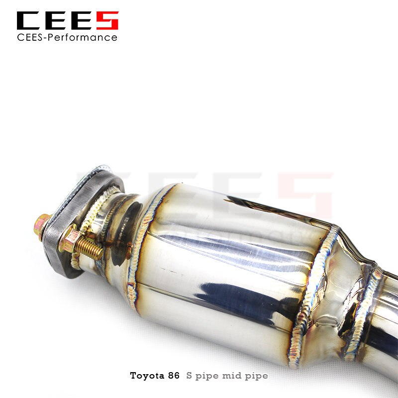 CEES Front Pipe S Pipe for Toyota FT86/GT86/86 2.0 2012-2019 High Performance Mid Pipe Exhaust Downpipe 1 Set Tuning Parts