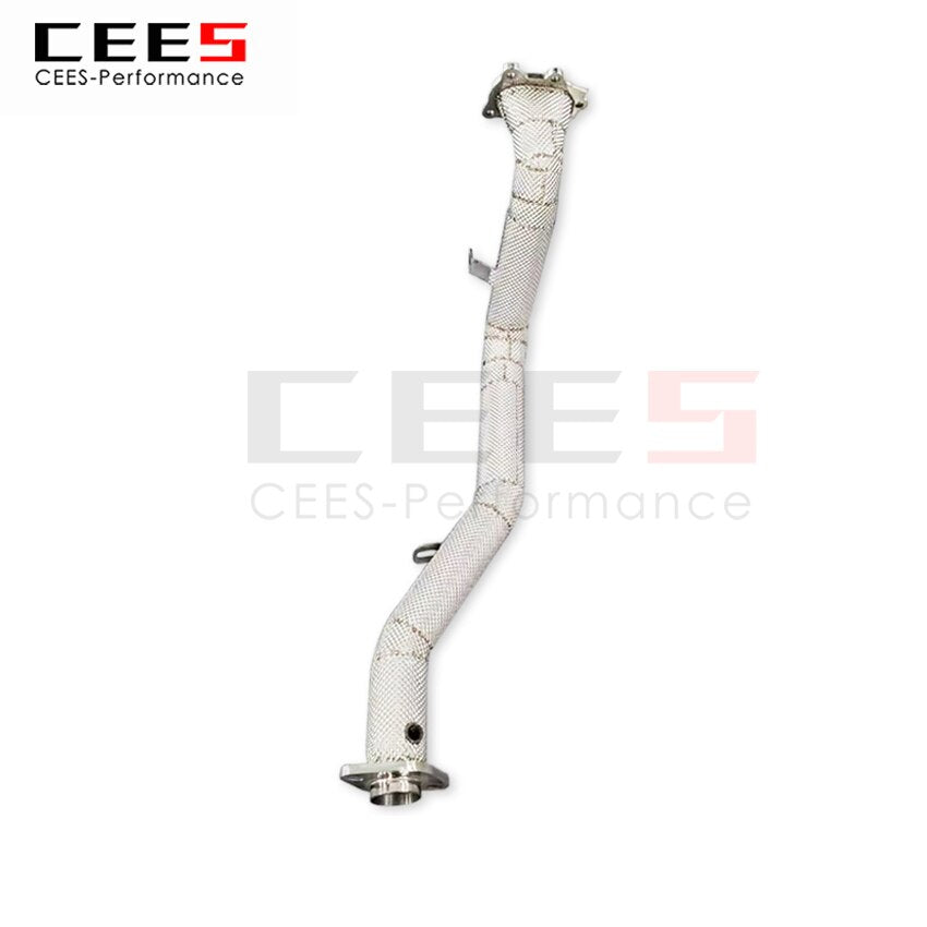 CEES Exhaust System For Subaru Impreza STI 2.5T single turbo Headers Without Catalyst No cat Downpipe Manifold