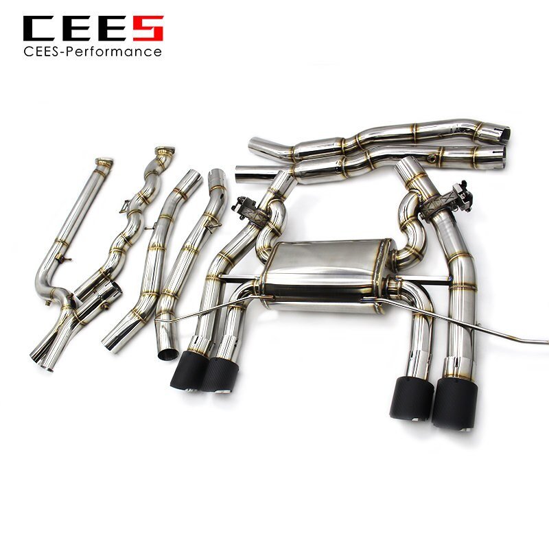 CEES Catback Exhaust for BMW M3 G80 3.0T 2020-2025 high Performance Stainless Steel Valve Muffler Exhaust System Mid Pipe Escape