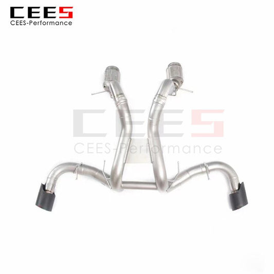 CEES Exhaust System For Mclaren 540C 570C 570S 3.8T Stainless Steel Performance Valve Muffler Catback Escape Tubo Escape Coche