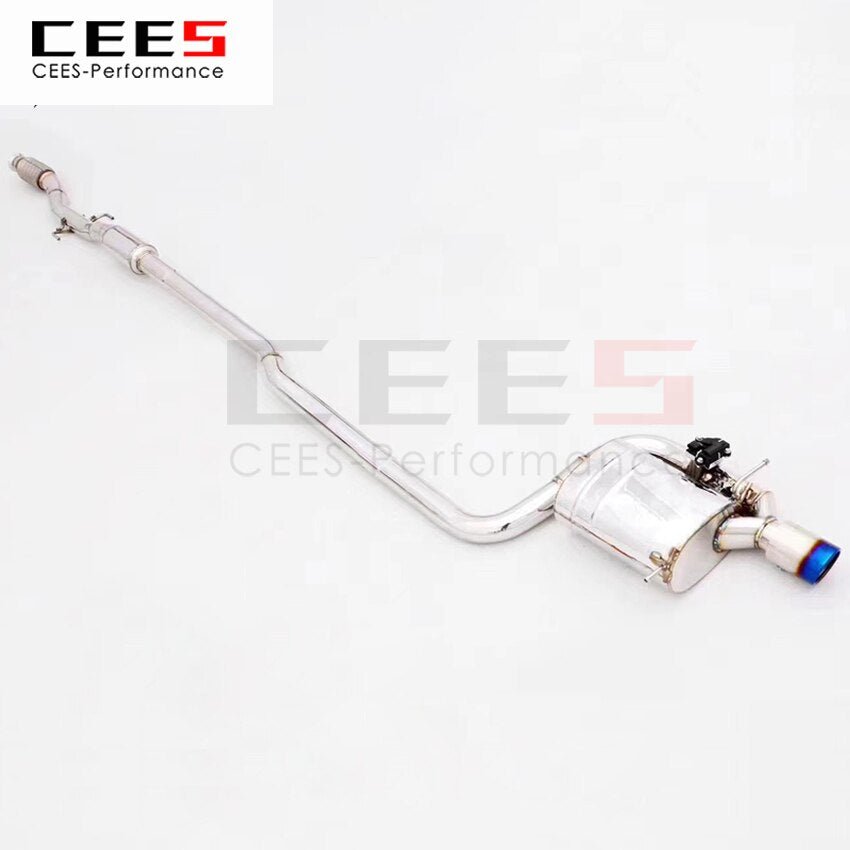 CEES Exhaust System For MINI R56 R57 Stainless Steel Valve Muffler Catback Escape Tubo Escape Coche Terminale Scarico Auto