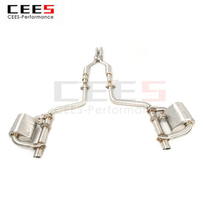 Catback Exhaust For Dodge Challenger 3.6L 2015-2023 Stainless Steel SUS304 Exhaust Pipe Muffler Car Exhaust System