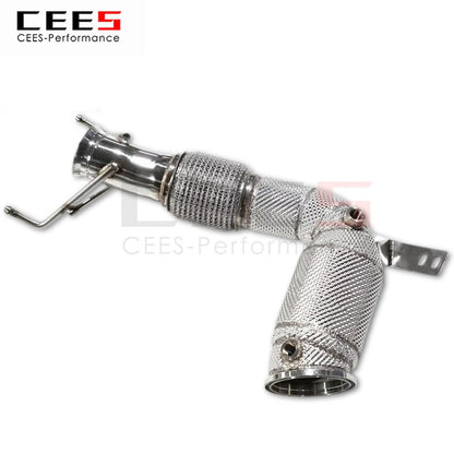 Exhaust System For MINI F60 COUNTRYMAN JCW 2017-2021 Headers With Catalyst Test Pipe Converter High Flow Catted Exhaust Downpipe