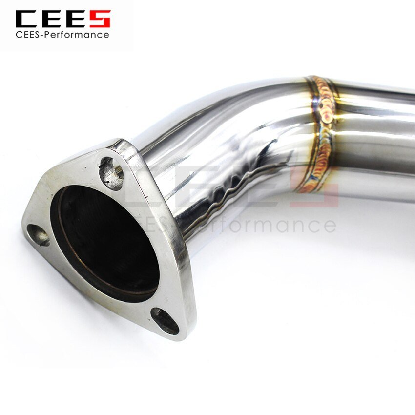 CEES Exhaust System For Honda CIVIC Mid Pipe Stainless Steel Valve Muffler Catback Escape Tubo Escape Coche Car Accessories