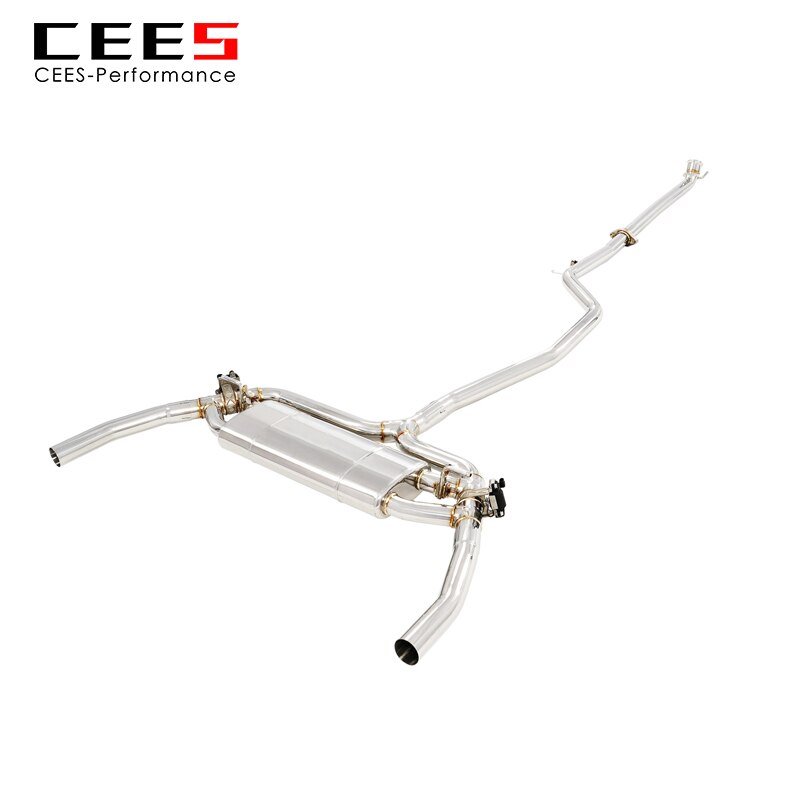 CEES Catback exhaust For Mercedes-Benz CLA250 2.0T 2014-2021 Exhaust valve control Exhaust System ponteira escapamento carro