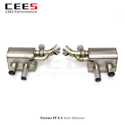 CEES Exhaust for Ferrari FF 6.3 2011- 2016 Tuning Performance Titanium Catback Exhaust Pipe Exhaust System Echappement Voiture