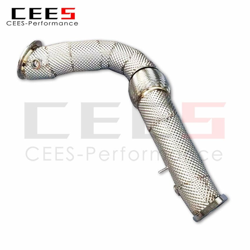740gh Header CEES Exhaust System For BMW TH7 730 740 Downpipe Headers Without Catal ...