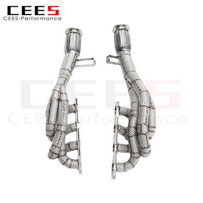 CEES Exhaust Manifold for AUDI R8 V8 4.2 2008-2020 Stainless Steel Exhaust Pipe High Performance Car Headers Exhaust System