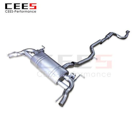 CEES Exhaust System For Cadillac CT5 Stainless Steel Valve Muffler Catback Escape Tubo Escape Coche Terminale Scarico Auto