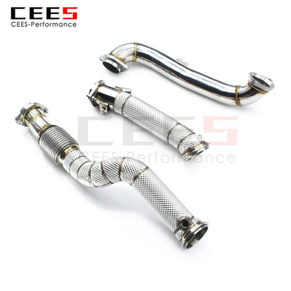 Exhaust System For BMW M3 M4 G82 G80 G83 G8X Headers Without Catalyst No cat Downpipe Manifold Stainless Steel Car Accessories