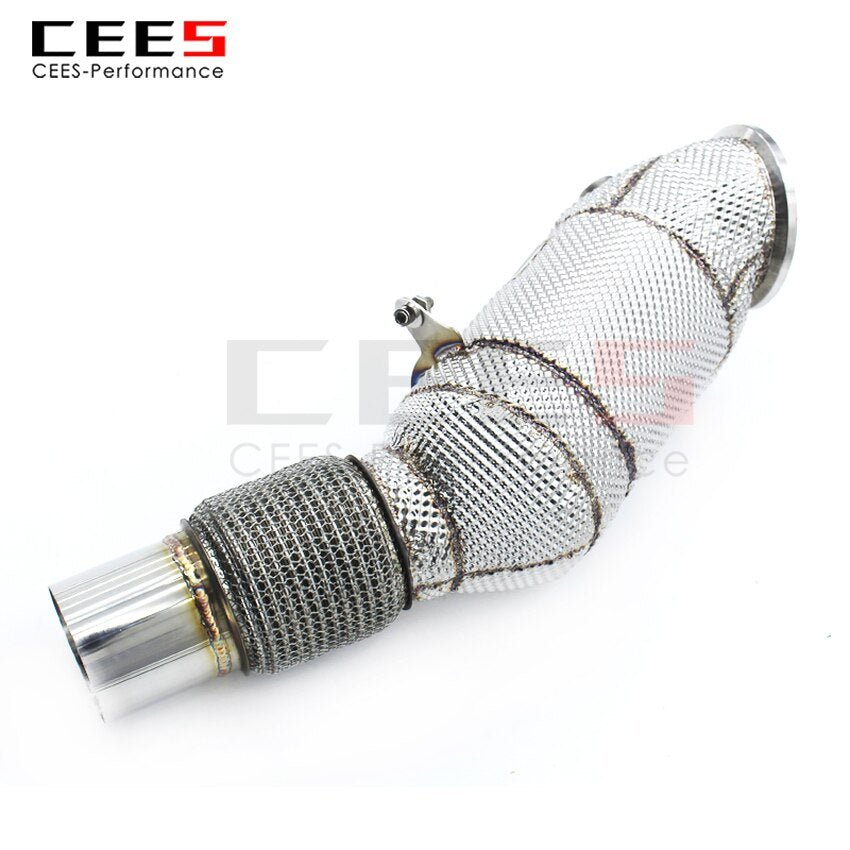 CEES Exhaust System For BMW 320 328 325 N20 Header With/Without Catalyst Test Pipe Converter High Flow Catted Exhaust Downpipe