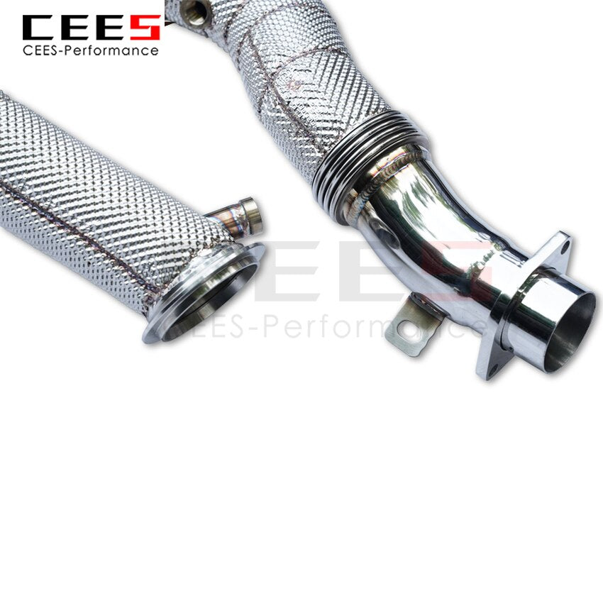 Exhaust System For BMW M3_M4 F80 F82 3.0T 2014-2019 Headers With Catalyst Test Pipe Converter High Flow Catted Exhaust Downpipe