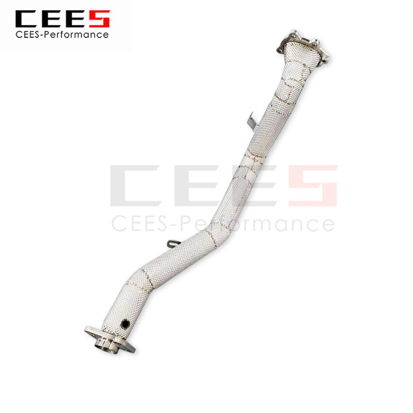 CEES Exhaust System For Subaru Impreza STI 2.5T single turbo Headers Without Catalyst No cat Downpipe Manifold