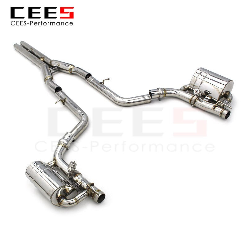 CEES Tuning Catback Exhaust for Dodge Challenger Hellcat SRT 6.2T 6.4L 2016-2022 Performance Valve Muffler Exhaust Pipe System