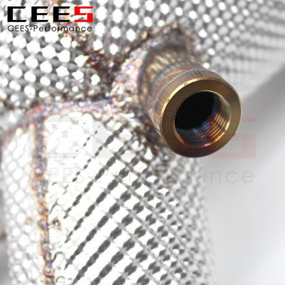 CEES Exhaust System For Audi 2.5T TTRS Upgrade High Flow Catted Downpipe Refit Sport Catalytic Converters Pipe Headers