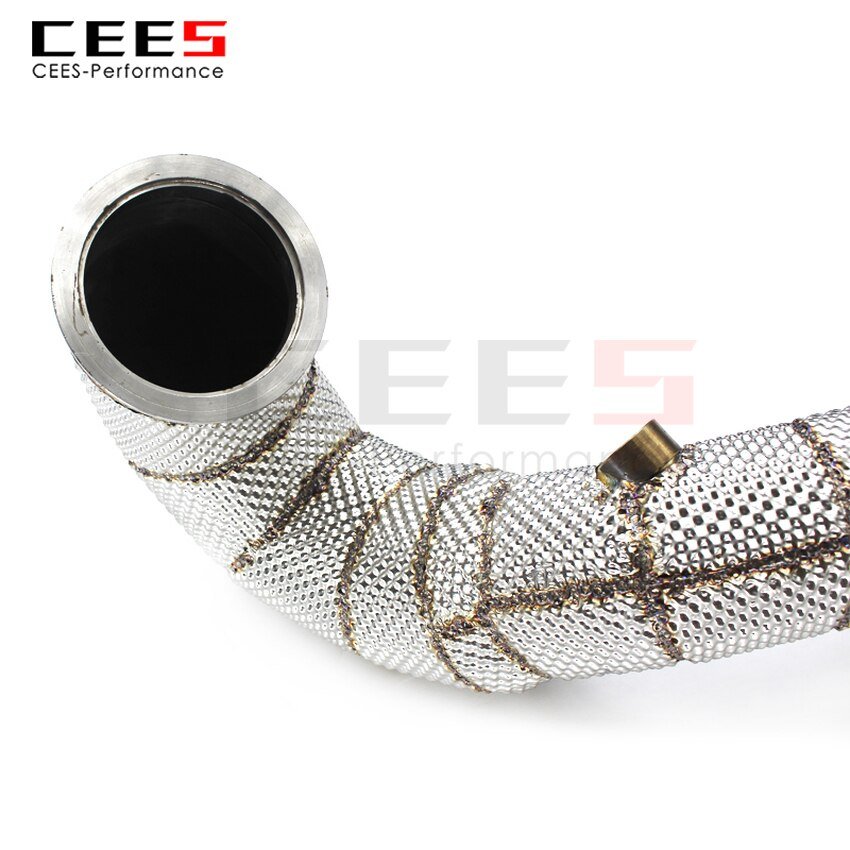 CEES Exhaust System For Audi S3 Headers With/Without Catalyst Test Pipe Converter High Flow Catted Exhaust Downpipe