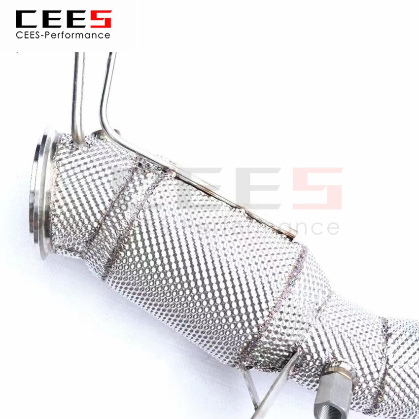 Exhaust System For Cadillac XT4 XT5 2.0T 2019-2023 Headers With Catalyst Test Pipe Converter High Flow Catted Exhaust Downpipe