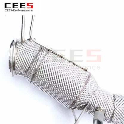 Exhaust System For Cadillac XT4 XT5 2.0T 2019-2023 Headers With Catalyst Test Pipe Converter High Flow Catted Exhaust Downpipe