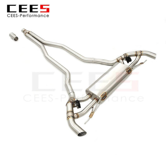 CEES Catback Exhaust for BMW X7 G07 3.0T 2019-2023 Tuning Performance Stainless Steel Exhaust Pipe Muffler Exhaust System