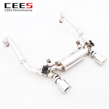 CEES Catback Exhaust for PORSCHE 718 Boxster GT4 2.0 2.5 2016-2019 Racing Performance Car Stainless Steel Valve Exhaust Pipes