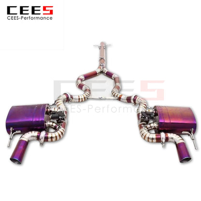 Exhaust System For Land Rover  Range Rover Sport 3.0T L6 2019-2023 Titanium Tips Tail Throat Sortie Echappement Voiture Upgrade