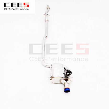 CEES Exhaust System For MINI R56 R57 Stainless Steel Valve Muffler Catback Escape Tubo Escape Coche Terminale Scarico Auto