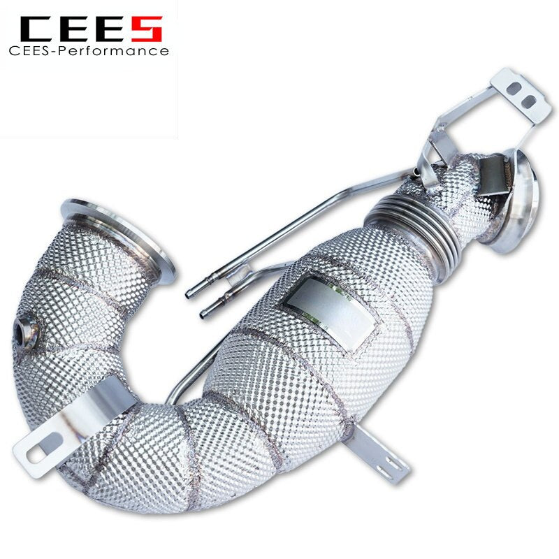 Exhaust Downpipe For Mercedes-Benz GT50/GT53 AMG 3.0T 2016-2022 Automobile Exhaust System Stainless Steel Exhaust Pipe